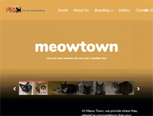 Tablet Screenshot of meowtown.net